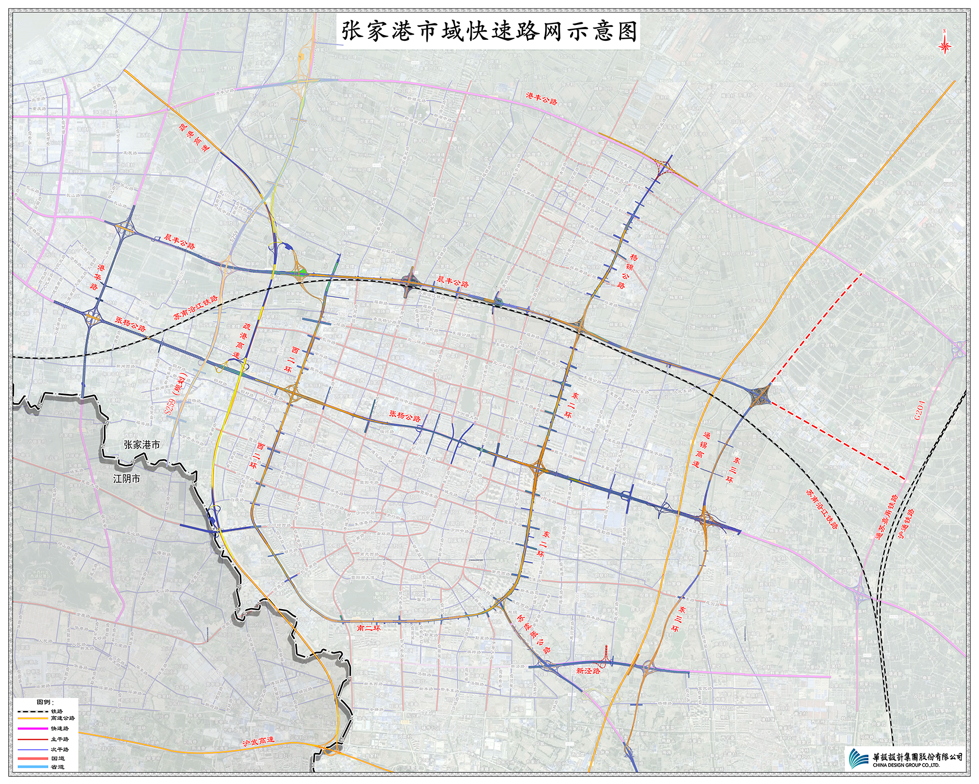 张家港市政最新规划图-张家港市政规划蓝图揭晓